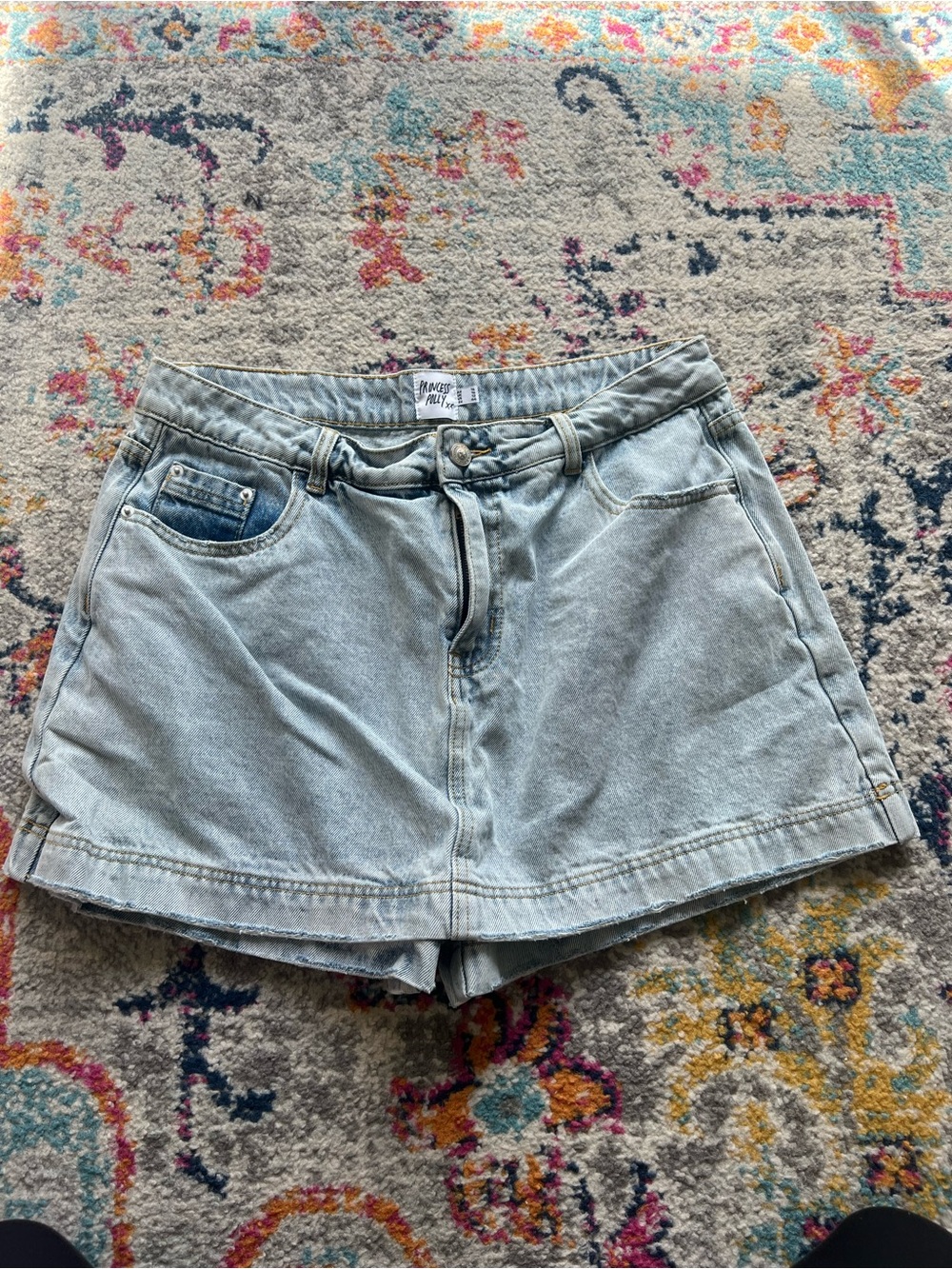 princess polly gazelle denim skort